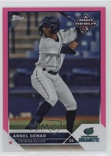 2023 Topps Pro Debut Fuchsia Foil 114/199 Angel Genao #PD-141 gh4