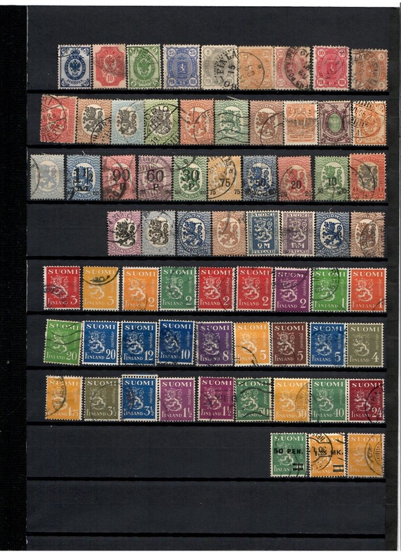 FINLAND 1889-1940 Stamps Used