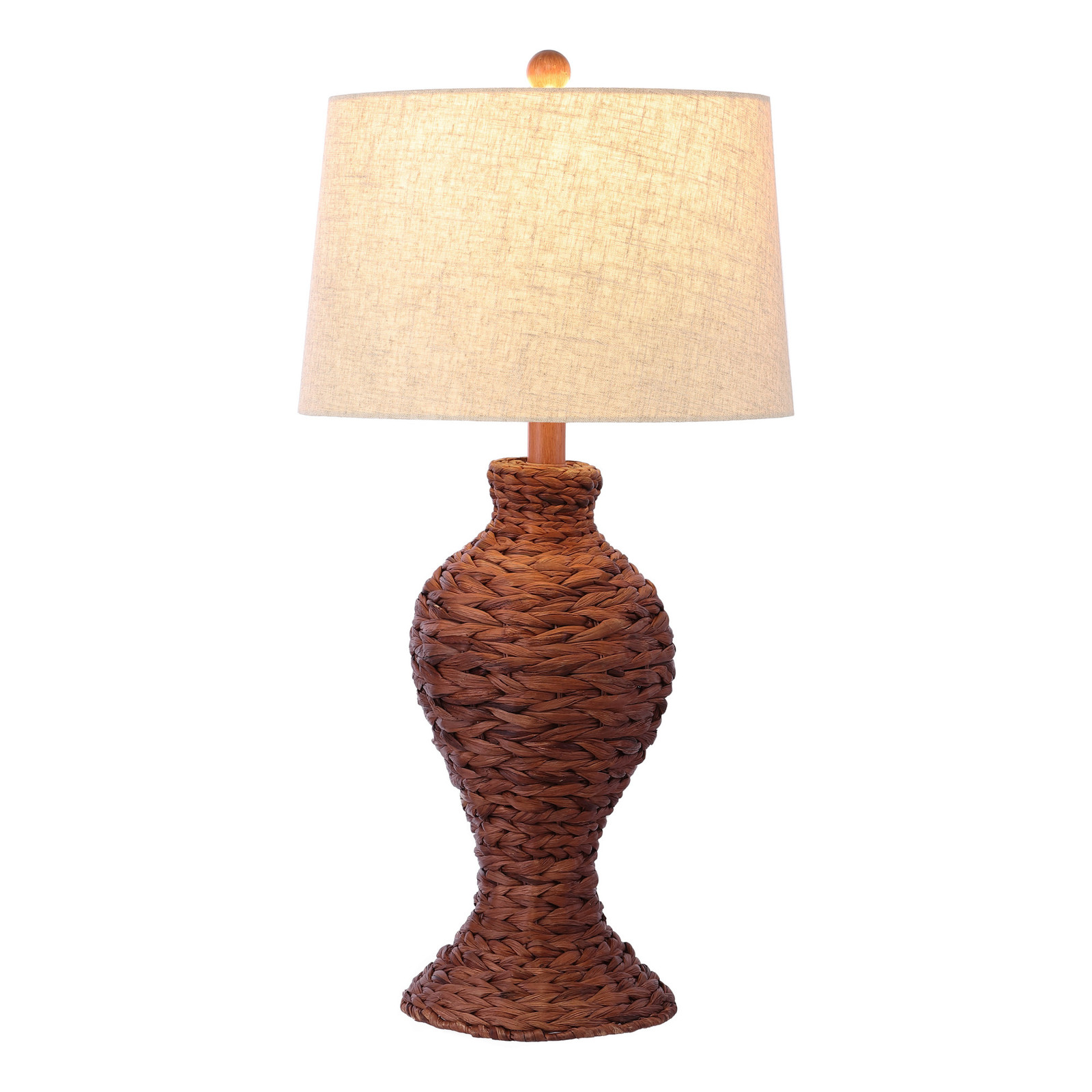 Jonathan Y JYL1015 Elicia 31-Inch LED Vase Table Lamp in Brown