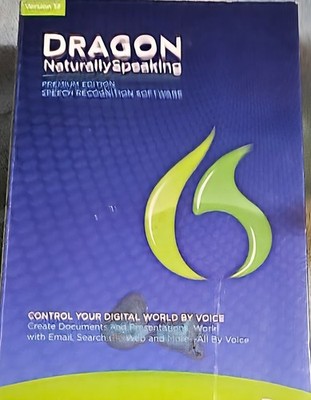 Nuance Dragon Naturally Speaking 12 Premium for Windows W/Mic New K609A-G1B-12.0
