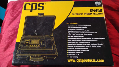 NEW CPS SH450 HVAC Multi-Function Superheat Thermometer & System Analyzer