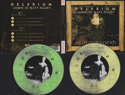 DELERIUM - HEAVEN'S EARTH - REMIX BY MATT DAREY - 2 CD'S  GATEFOLD CARDSLEEVE