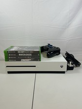 ✅ XBOX ONE S CONSOLE BUNDLE WITH CONTROLLER, 4 GAMES, CABLES! ✅