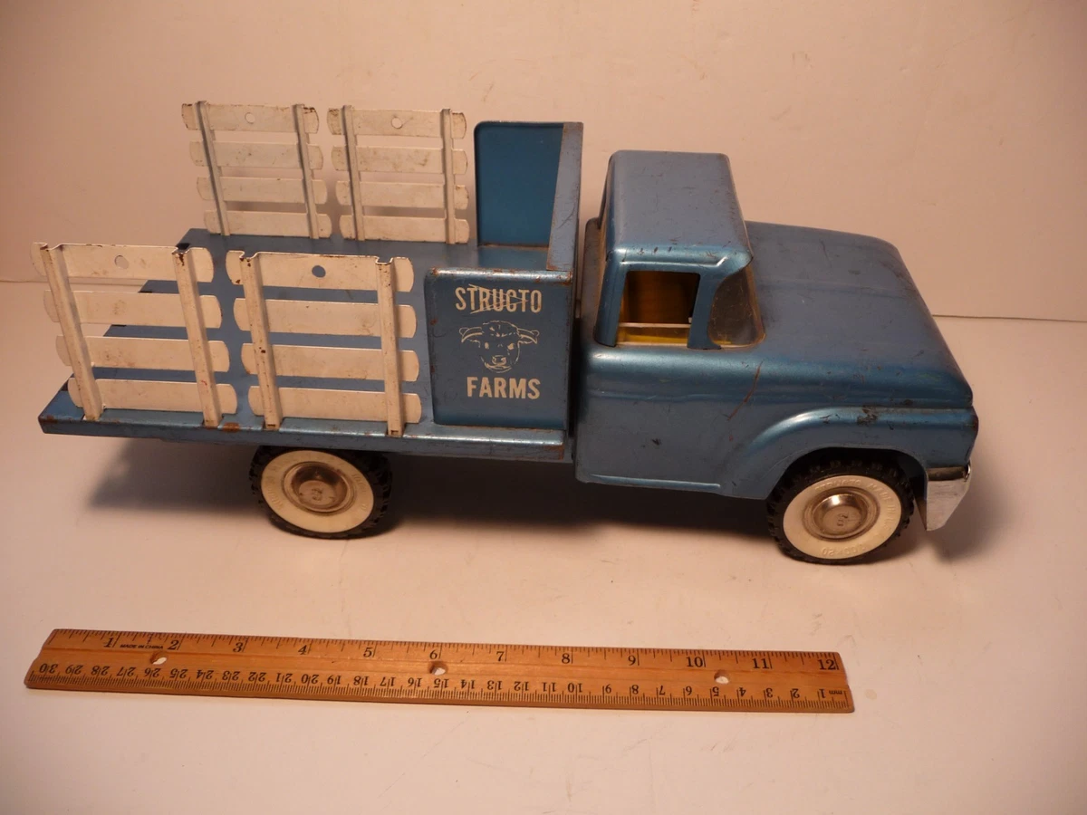STRUCTO ダンプ　ミニカー　アメリカ製　ビンテージ　全長約35cm Structo Farms In Vintage Manufacture Diecast Cars, Trucks & Vans