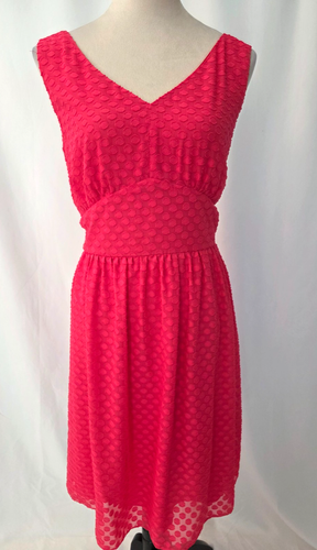 Nine West rot gefüttert Damen Kleid Gr. 12 D483