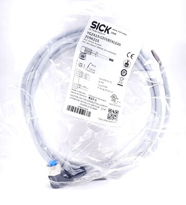 Sick YG2A15-020VB5XLEAX Sensor Actuator Cable Angled M12 Female to Wire Leads