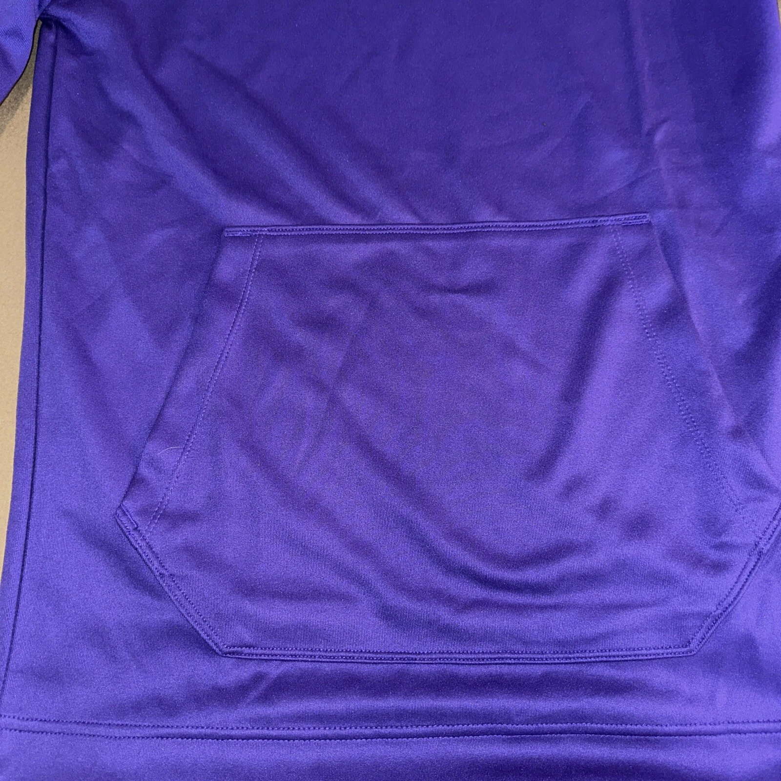 PALM ANGELS FELPA CON CAPPUCCIO PULLOVER NIKE DRI FIT SS da uomo alta S viola nuova!