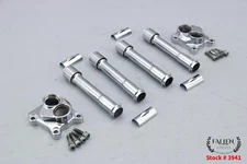 2012 Harley Street Glide CVO Engine Pushrod & Lifter Tappet Cover Set CHROME