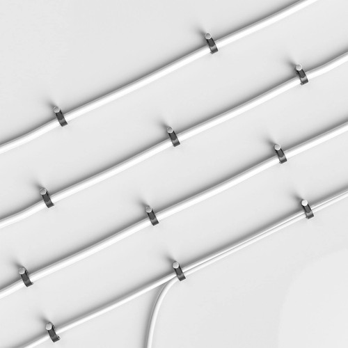 200 Pcs Cable Clips 4/6/8/10mm Nail In Cable Clips Cable Wire Clips Cable Tacks - Picture 8 of 8