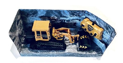 Rc Bagger 6 Channel 2,4 GHz Fernbedienung Radio Control Truck Baufahrzeug 35cm