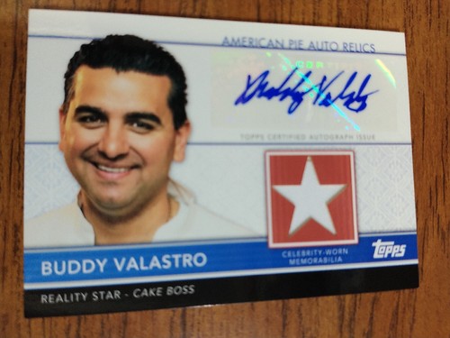 2011 TOPPS AMERICAN PIE AUTO Relic Buddy Valastro Cake Boss APAR-19 KITCHEN BOSS - Picture 3 of 3
