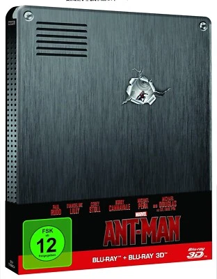 ANT-MAN Blu Ray 3D 2D  Steelbook 2 Disc Edition  (R2/1) - Bild 1 von 4