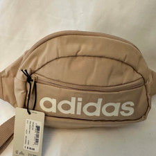 Image of Adidas Originals National Unisex Waist Bag Fanny Pack Beige White Logo 5158026