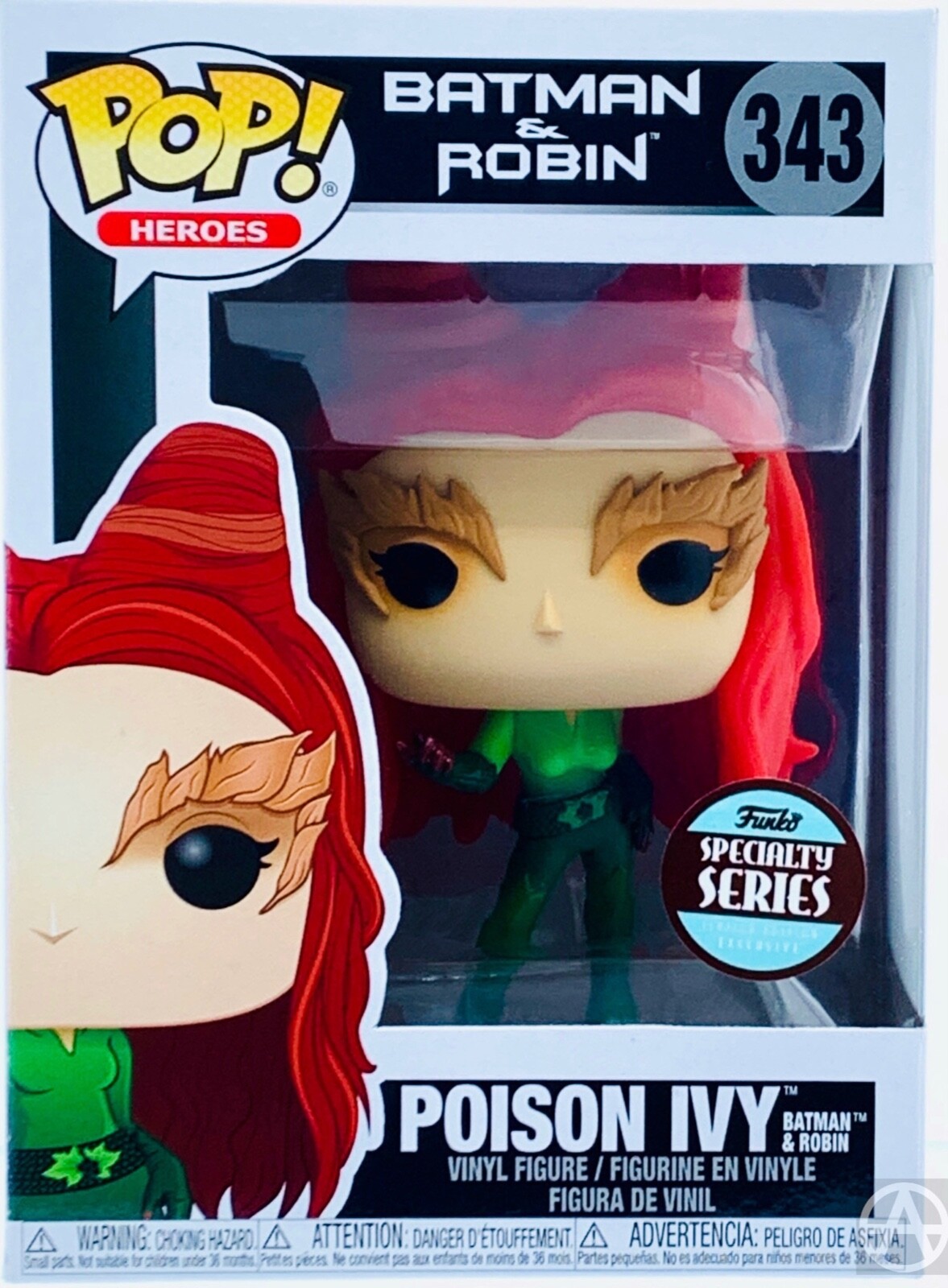 Funko POP POISON IVY #343  Batman & Robin Movie Specialty Series Exclusive