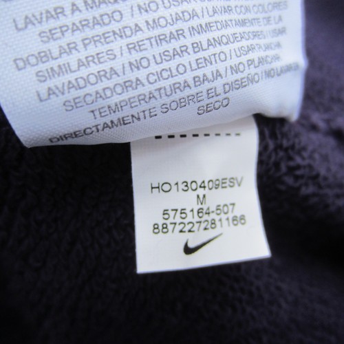 VTG Nike Sweatshirts Womens M Sportswear Deep Purple Run With the Original Flee - Picture 10 of 16