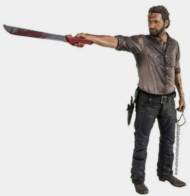 Rick Grimes Vigilante Bloody Version Walking Dead 10-inch