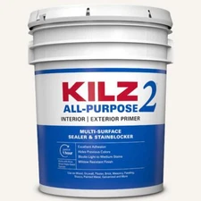 2 Gal. Primer Sealer White Interior/Exterior Multi-Surface All Purpose Low Odor