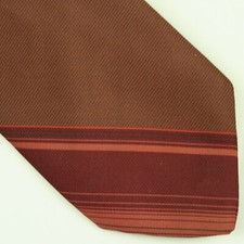 Vintage Wemlon Wembley Mens Neck Tie Brown Colorful Micro Stripes 55"x3" Narrow