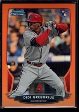 DIDI GREGORIUS /25 MINT YANKEES ROOKIE ORANGE REFRACTOR RC 2013 BOWMAN CHROME 19