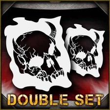 Skull 23b Airbrush Stencil Template Airsick