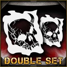 Skull 23b Airbrush Stencil Template Airsick