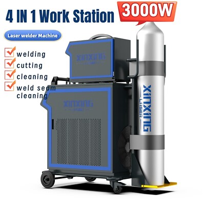 3000W Laser Welder Machine 4 in 1 Welding/Cutting/ Weld Cleaning /Rust Removal