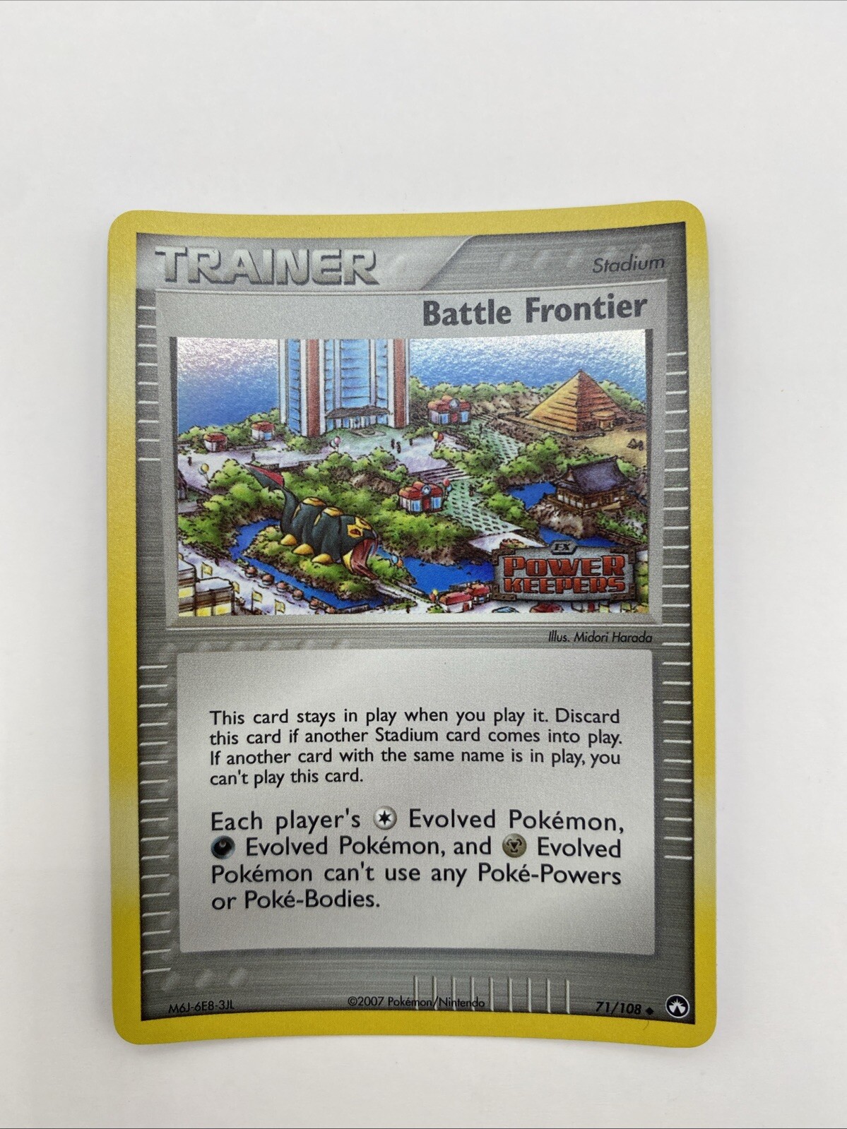 Battle Frontier EX Power Keepers Pokemon TCG Reverse Holo Stamped Card #71/108
