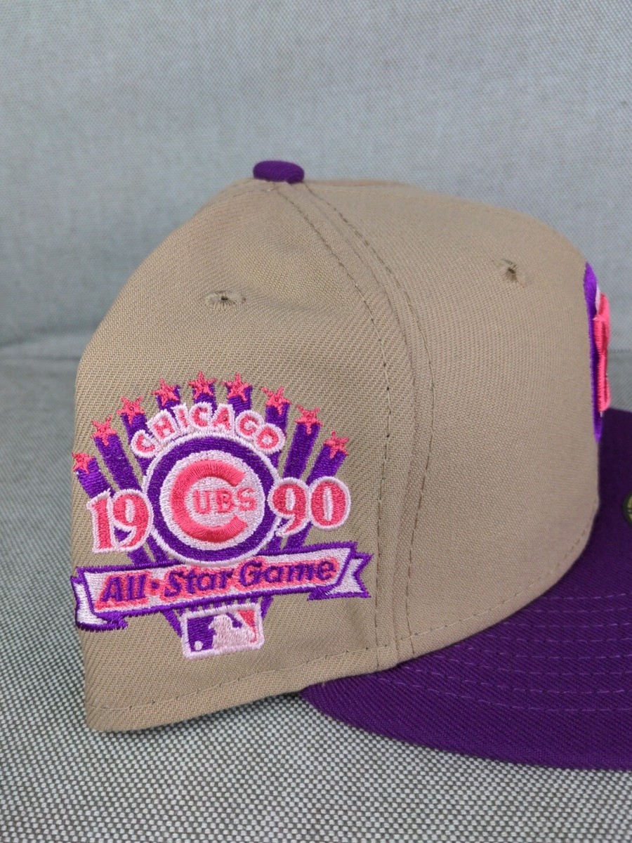 New Era Casquette Ajustée Violette Chicago Cubs Vice 59FIFTY New Era Pour Homme Lids 0d6dc3