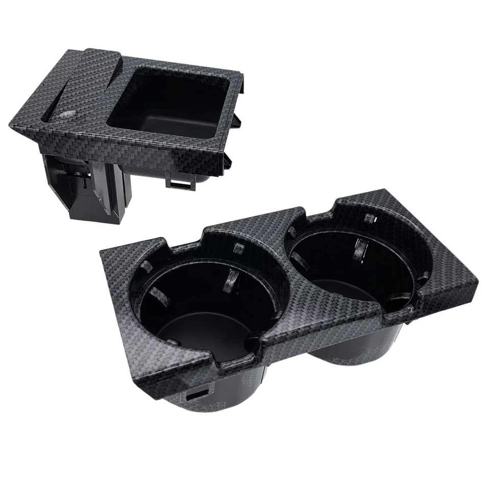 Carbon Fiber Cup Holder for BMW E46 3 Series 323 325 328 1998-2005 51168217953 - Image 2 of 4