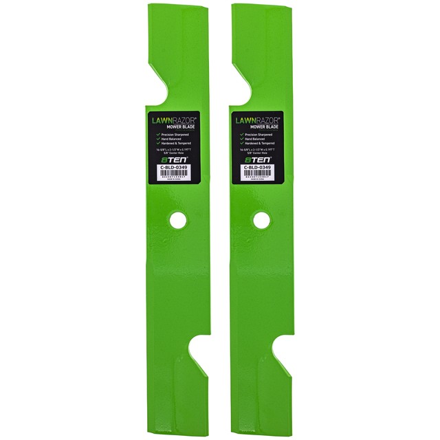 LawnRAZOR Blade for Cub Cadet MTD 00021871 32 Inch High Lift Notched 2 Pack LawnRAZOR Blade for Cub Cadet MTD 00021871 32 Inch High Lift Notched 2 Pack