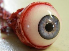 HALLOWEEN HORROR Movie PROP Bloody RIPPED OUT...