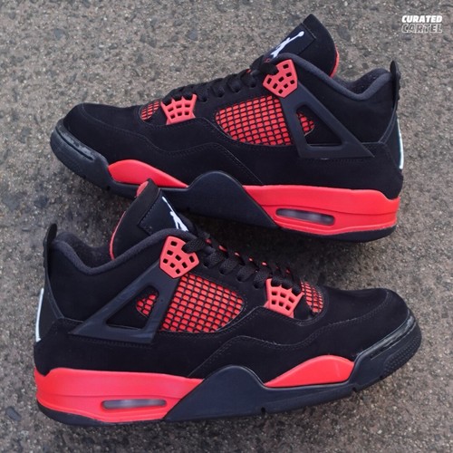 US9 Jordan 4 Retro “Red Thunder”