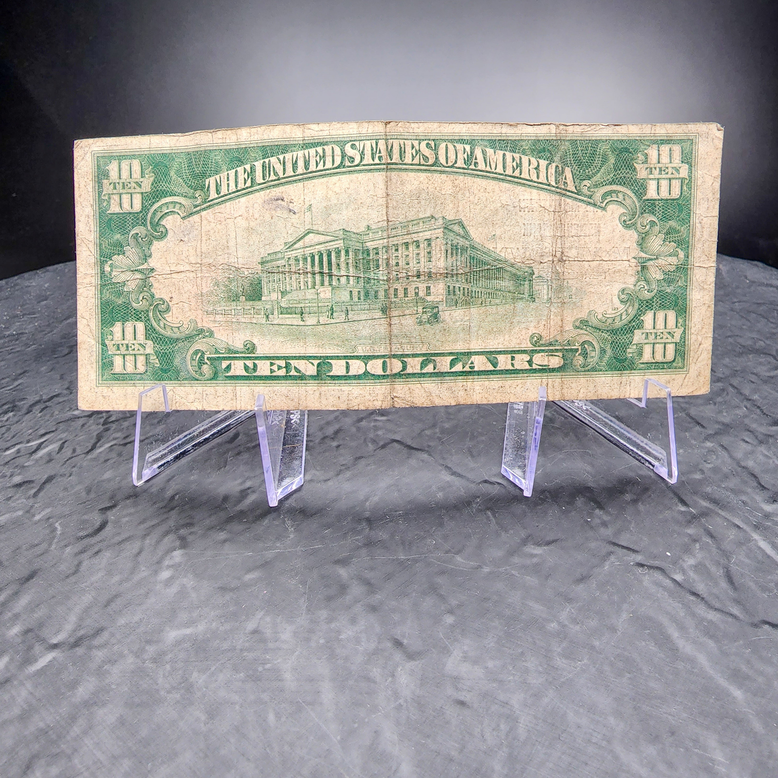 10 1929 McVeytown Pennsylvania PA National Currency Bank Note Bill