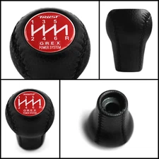 TRUST RED SHIFT KNOB 6 SPEED 8 9 EVO MITSUBISHI 3000GT VR-4 GTO DODGE STEALTH R