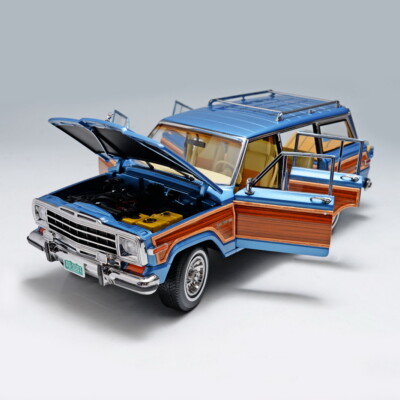 DD Model 1/18 Scale Jeep Guand Wagoneer Blue Diecast Car Model Toy