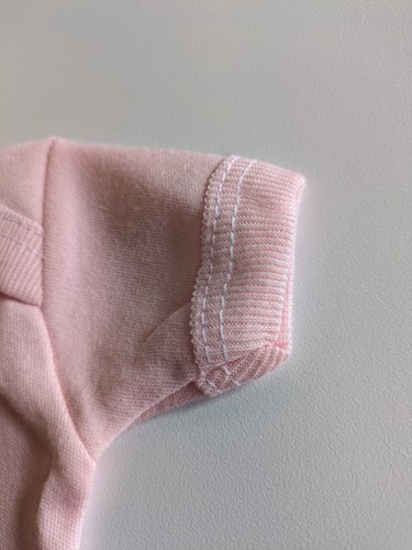 12 x Premature 5-8lbs Pink Baby Vests - Cotton Bulk Sale Kid's Clothing Blanks - Picture 4 of 5