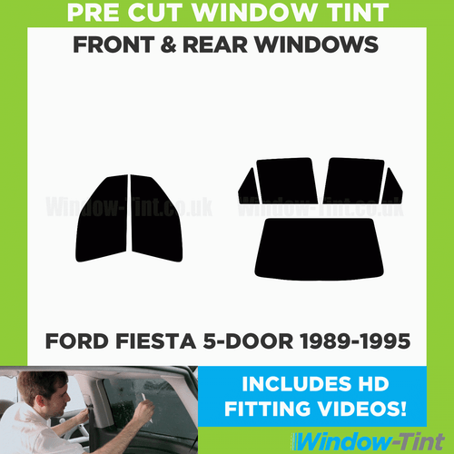 For Ford Fiesta 5-door 1989-95 Full Pre Cut Window Tint Kit Front & Rear Film - Picture 2 of 10