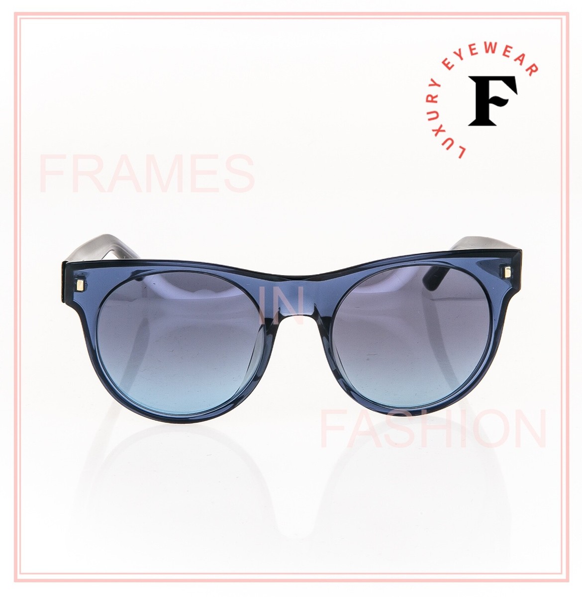 SAINT LAURENT 6360 YSL SL6360 Transparent Navy Blue Shield  display picture 1