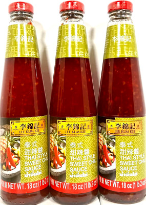 Lee Kum Kee Thai Style Sweet Chili Sauce 18 oz ( Pack of 3 )~05/2027