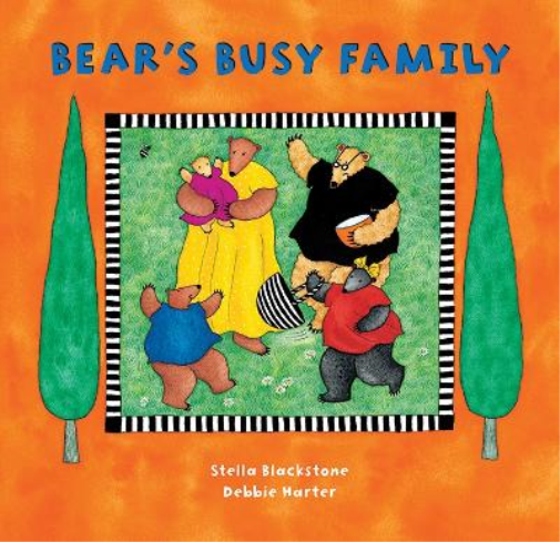 Stella Blackstone Bear's Busy Family (Libro di cartone)