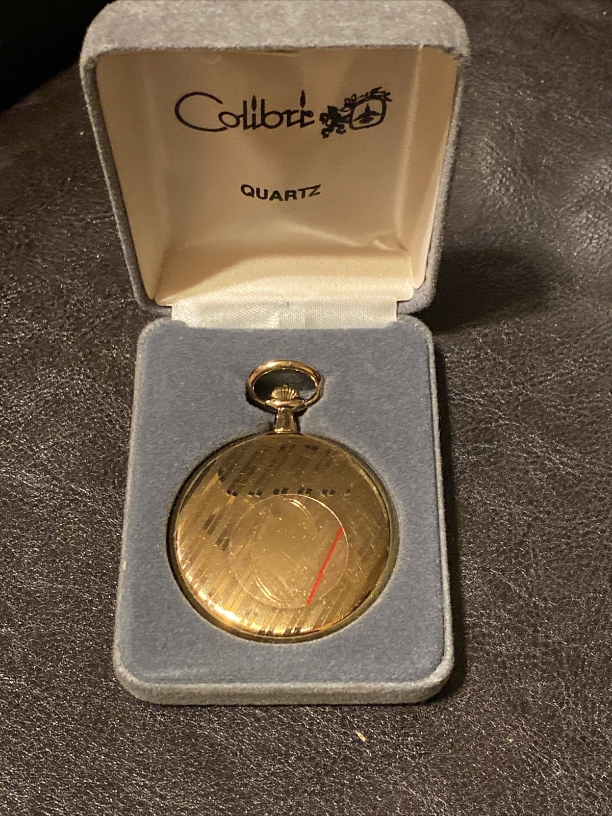 Colibri Quartz Pocket Watch Gold Tone New In Box eBay