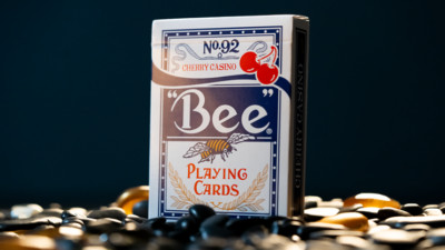 Limited Bee X Cherry (Blue) Playing Cards New Deck