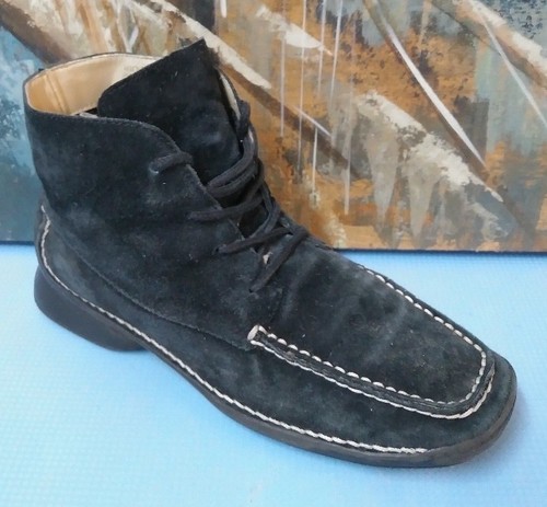 Anne Klein Akmontis Suede Moc Toe Ankle 