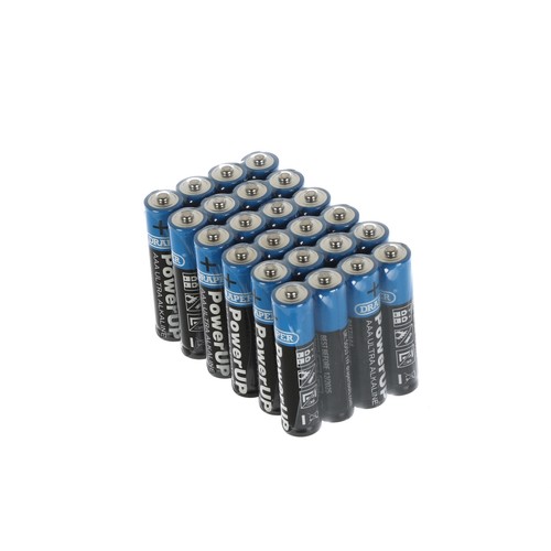 Baterías alcalinas AAA Draper Tools (paquete de 24) - 03969 - Imagen 2 de 4