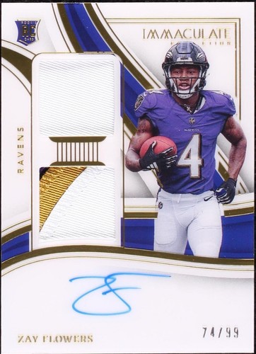 Zay Flowers 07/35 2023 Panini Phoenix Contours Parallel #CON-12 SP