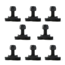 8PCS L-Track Double Lug Threaded Stud Nut Fit...