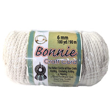 Macrame Bonnie Craft Cord Polyolefin Lamb's Wool 6mm x 100yd Crochet Weave
