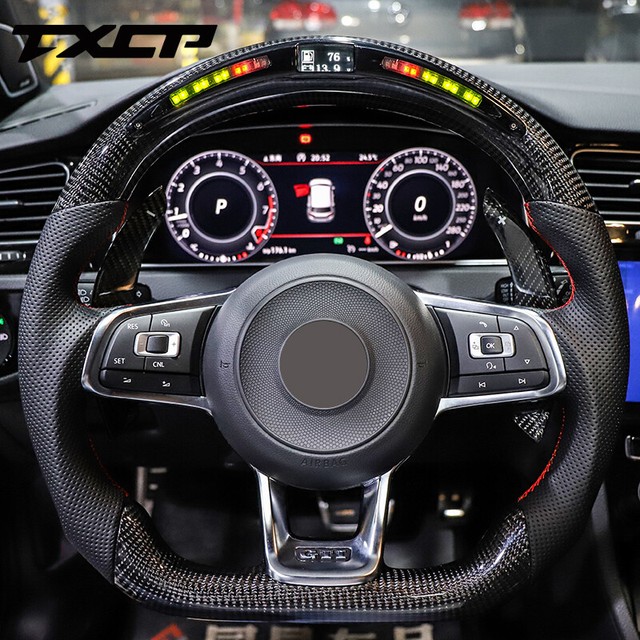 LED Performance Steering Wheel Golf GTI GLI R MK7 Scirocco/Carbon Fiber