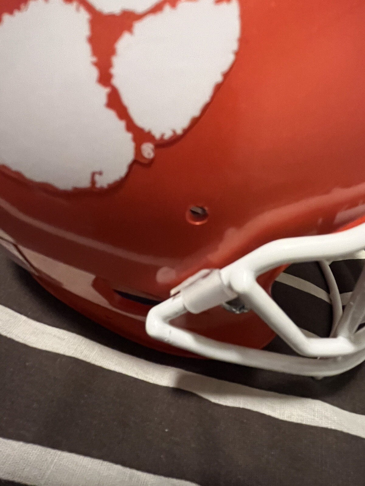 Clemson Tigers Orange Schutt Football Mini Helmet NCAA Read Description ACC
