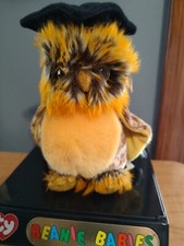 Smartest Ty Retired Beanie Baby 2003 Graduation Owl